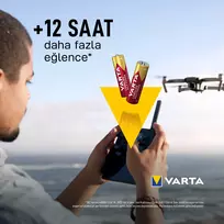 1.5v baterija aa - Varta Max Tech Alkaline Batteries R6 4x AA - 6 nuotrauka
