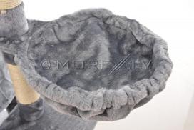 kates - KMB004A katės namas - draskyklė, pilka (Grey) - 7 nuotrauka