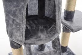 kates - KMB004A katės namas - draskyklė, pilka (Grey) - 9 nuotrauka