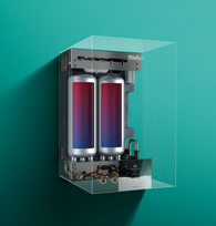 dujinis kondensacinis katilas - Dujinis kondensacinis katilas Vaillant ecoTEC plus VUI 26CS/1-5 (N-INT3) su 20l talpa, šild. gal.19,7kW, K.V.R. 20,4kW - 3 nuotrauka