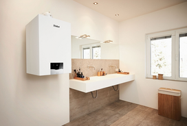dujinis kondensacinis katilas - Dujinis kondensacinis katilas Vaillant ecoTEC plus VUI 26CS/1-5 (N-INT3) su 20l talpa, šild. gal.19,7kW, K.V.R. 20,4kW - 5 nuotrauka