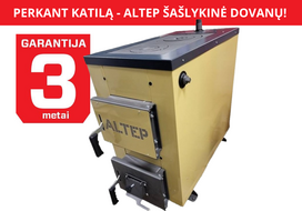 kietas kuras - Kieto kuro katilas-viryklė, ALTEP 20 kW (JUMP-20) - 2 nuotrauka