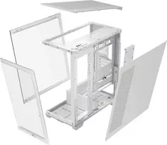 baltas korpusas - Corsair 3500X TG White (Baltas) - 5 nuotrauka