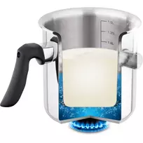 puodelis pieno - Lamart LT1068 pieno puodas, nerūdijantis plienas, 1.5 l - 3 nuotrauka