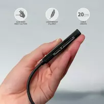 sata usb adapteris 3.5 hdd - AXAGON ADSA-FP2C USB-C 5Gbps - SATA 6G, 2.5" SSD/HDD SLIM adapteris - 5 nuotrauka
