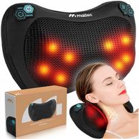 shiatsu nugaros ir kaklo masazuoklis - Maltec PRO-Comfy30W-01 Shiatsu masažinė pagalvė su šildymo funkcija - 1 nuotrauka