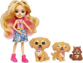 voveraites - Mattel Enchantimals Gerika Golden Retriever & Family lėlė, ZA5088, 15 cm, įvairių spalvų - 5 nuotrauka