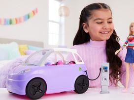 elektriniai automobiliai - Mattel Barbie elektromobilis HJV36 - 3 nuotrauka