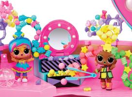 lol leles - Lėlė su priedais L.O.L. Surprise! Hair Beads Salon, 8 cm - 9 nuotrauka