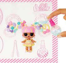 lol leles - Lėlė su priedais L.O.L. Surprise! Hair Beads Salon, 8 cm - 11 nuotrauka