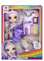 rainbow high leles 28 - Lėlė su priedais MGA Rainbow High Sparkle & Shine Viola, 28 cm - 2 nuotrauka