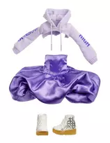 rainbow high leles 28 - Lėlė su priedais MGA Rainbow High Sparkle & Shine Viola, 28 cm - 4 nuotrauka