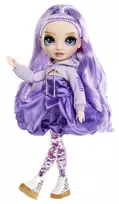 rainbow high leles 28 - Lėlė su priedais MGA Rainbow High Sparkle & Shine Viola, 28 cm - 6 nuotrauka