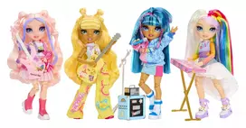 rainbow junior high - MGA Rainbow High Jr High Rockband lėlė Sunny, geltona (Yellow), 23 cm - 4 nuotrauka