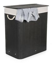 skalbiniu deze - Skalbinių dėžė su pertvara G21 63555162, 105l, bambukinė - 7 nuotrauka