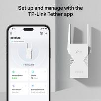 rj 45 - TP-Link RE235BE BE3600 Wi-Fi 7 Range Extender Balta (White) - 8 nuotrauka