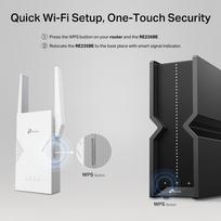 rj 45 - TP-Link RE235BE BE3600 Wi-Fi 7 Range Extender Balta (White) - 9 nuotrauka
