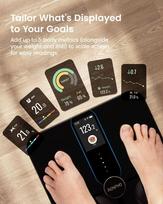 smart scale renpho - Renpho Elis Nova Juodas (Black) PEU-R-A031 - 6 nuotrauka