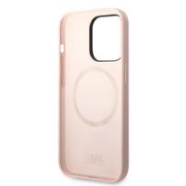 case magsafe iphone 14 - Karl Lagerfeld "Silicone NFT Ikonik Magsafe iPhone 14 Pro" Pink - 3 nuotrauka