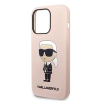 case magsafe iphone 14 - Karl Lagerfeld "Silicone NFT Ikonik Magsafe iPhone 14 Pro" Pink - 4 nuotrauka