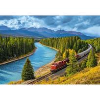 puzzle castorland - Castorland Canadian Pacific Railway in Banff National Park 105564, 1000 det. - 2 nuotrauka