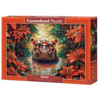 puzzle castorland - Castorland Hippo Relaxation 54176, 500 det. - 2 nuotrauka