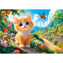 puzzle castorland - Castorland Kitten's Walk 54213, 500 det. - 2 nuotrauka