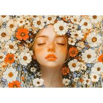 puzzle castorland - Castorland Spring Girl 54183, 500 det. - 2 nuotrauka