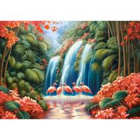 puzzle castorland - Castorland Flamingo Paradise 54190, 500 det. - 2 nuotrauka