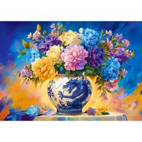 flow delione - Castorland Flowers in Chinese Porcelain 54169, 500 det. - 2 nuotrauka