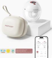 Momcozy M5 Smart belaidis elektrinis pientraukis, laisvų rankų, DoubleFit, Raudonas (Red)