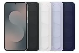 galaxy s25 deklas grip - Samsung Galaxy S25 FE Standing Grip Case - Tamsiai Mėlynas (Dark Blue) - 9 nuotrauka