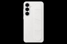 galaxy s25 deklas grip - Samsung Standing Grip Case for Galaxy S25 FE, Baltas (White) - 3 nuotrauka