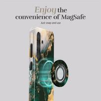 su marmuro - MIO Green Marble Magsafe Case Compatible Ring Holder - 3 nuotrauka
