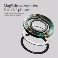 su marmuro - MIO Green Marble Magsafe Case Compatible Ring Holder - 5 nuotrauka