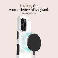 samsung s25 5g - MIO White Marble Magsafe Case Compatible for Samsung S25  5G - 2 nuotrauka