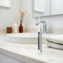 melyna elektrine - Oclean X Lite Smart Sonic Duo Set, pilkas ir mėlynas (Gray and Blue) - 4 nuotrauka
