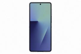 z flip case ring - Samsung Silicone Case with Ring QF766CTEGWW Flip7 (Transparent) - 3 nuotrauka