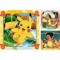 delione 3 - Ravensburger Pokémon 3 x 49 det. - 5 nuotrauka