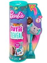 Lėlė Mattel Barbie Cutie Reveal Drambliukė (Elephant) HKP98, 30 cm