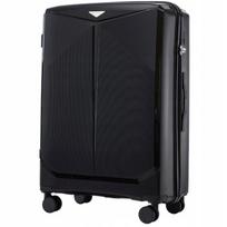 Vidutinis lagaminas Wings CKT02, M, juodas , polipropilenas, TSA užraktas