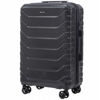 Vidutinio Dydžio Lagaminas Wings Crake 24" Juodas