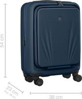 rankinio bagazo lagaminai - WENGER SKYON LAGAMINAS RANKINIAM BAGAŽUI SU PRAPLATINIMO GALIMYBE, Navy Blue - 3 nuotrauka