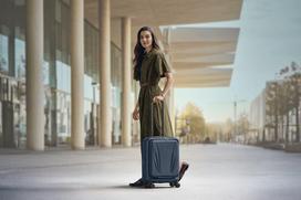 rankinio bagazo lagaminai - WENGER SKYON LAGAMINAS RANKINIAM BAGAŽUI SU PRAPLATINIMO GALIMYBE, Navy Blue - 7 nuotrauka