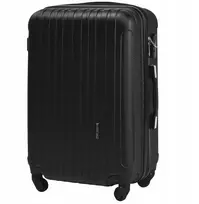 Išplečiamas Vidutinio Dydžio Kelioninis Lagaminas Wings Flamingo 24" Black