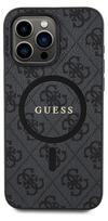 guess pu leather 4g - Guess "PU Leather 4G Colored Ring MagSafe Case iPhone 15 Pro Max" Black - 4 nuotrauka