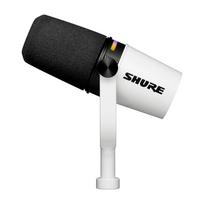 shure mikrofonas - Shure MV7+-W Baltas (White) mikrofonas su XLR/USB-C jungtimi - 4 nuotrauka
