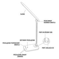 led staline lempa - Montis  LED MT042 table lamp White - 6 nuotrauka