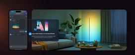 led staline lempa - Govee H8076 Floor Lamp Lite RGBICW, 1000 lm, Wi-Fi/Bluetooth - 3 nuotrauka