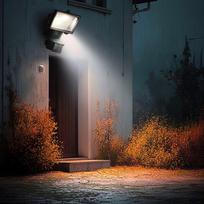 judesio lempute - Maclean MCE442 Solar Lamp LED Spotlight Motion Sensor Floodlight Wall Mount Light Twilight IP44 6W 6 - 4 nuotrauka